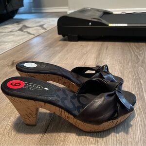 Coach Black Women's Heeled Sandals